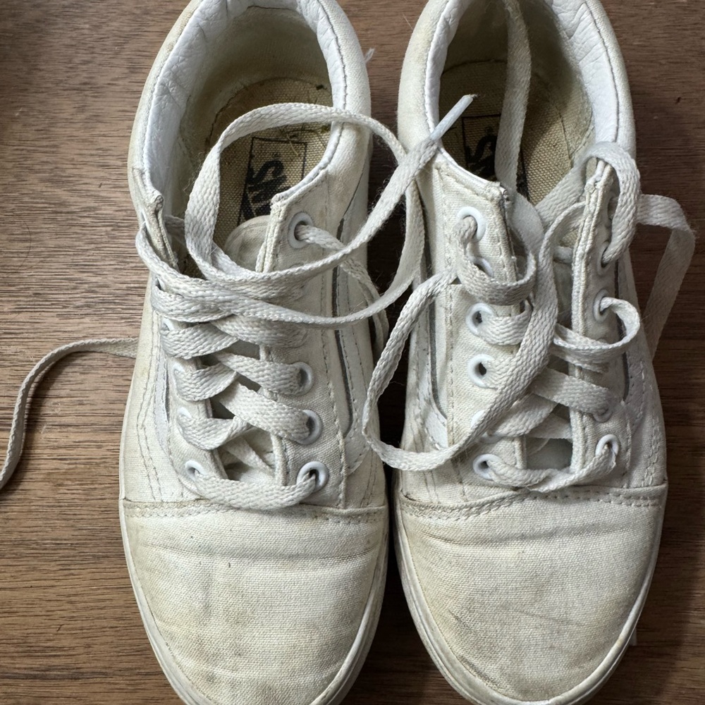 Vans Kids White Sneakers